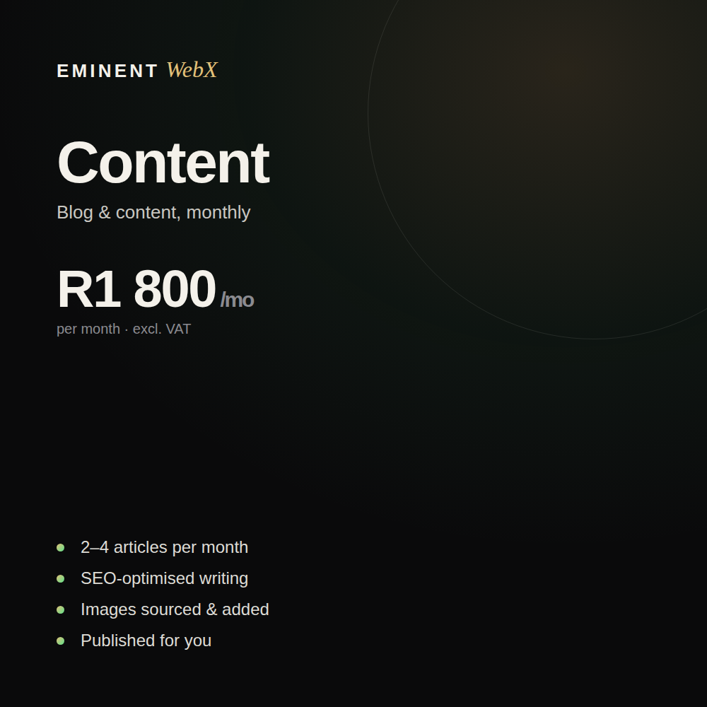Content & Blog Retainer