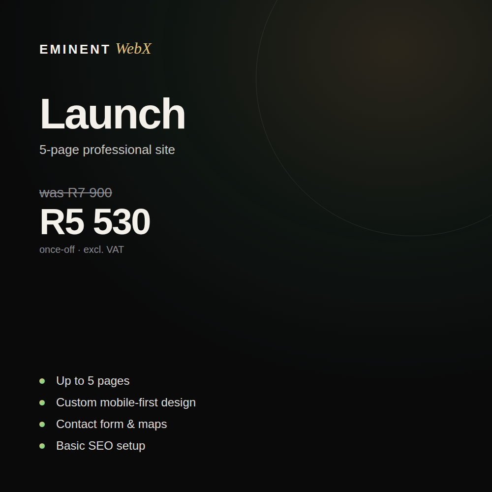 Launch — Website Package